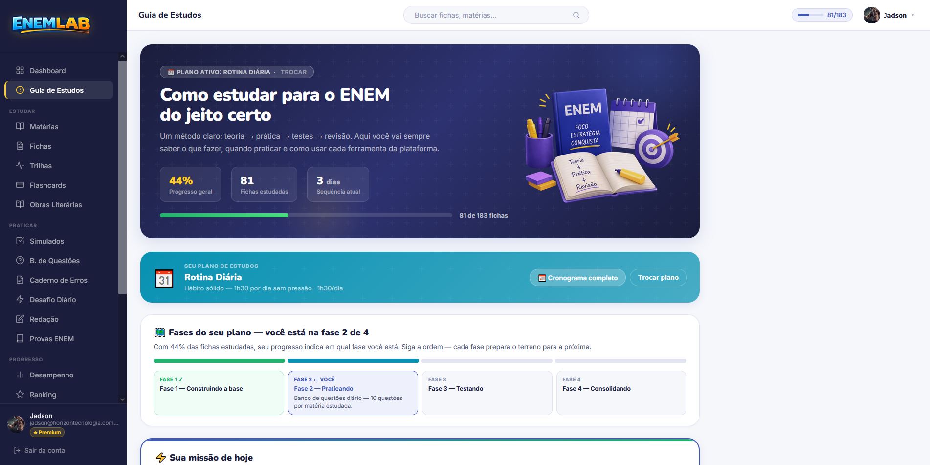 Guia de Estudos